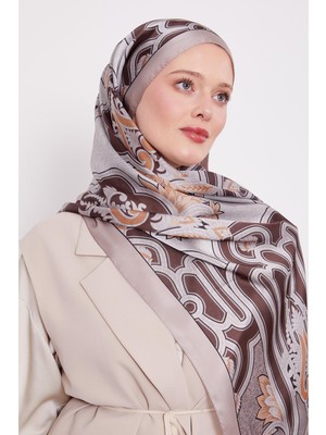A.vizon Baroklu Hint Ipeği Şal
