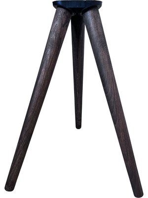 Hamadex 30 cm Ceviz Rengi Konik Ahşap Sehpa Ayağı – 3’lü Set | Aparat ve Vidalar Dahil