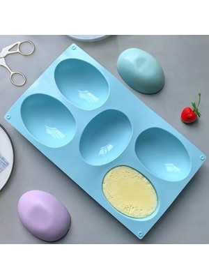 Silikon Paskalya Yumurta Çikolata Kek Dekorasyonu Için, Yaratıcı Bomba Şeker ve Jelly Kubbe Kalıp