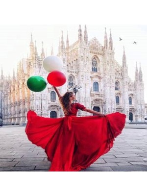 Marsilyan- Kanvas Üç Balon Sayılarla Boyama Seti  Kasnaklı