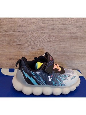 Vicco Flash Erkek Çocuk Siyah Işıklı Phylon Spor Ayakkabı