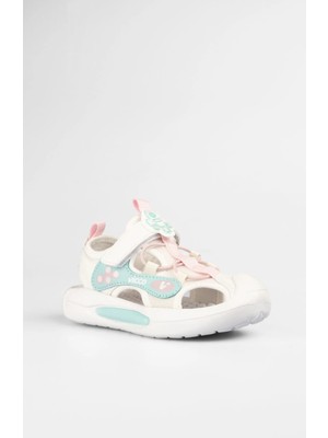 Vicco Rocket Kız Çocuk Beyaz Işıklı Phylon Sandalet