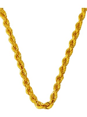 Burma Zincir Kolye 14 Ayar Altın 65 Cm.