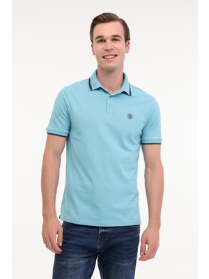 Lumberjack MB BTS203 Polo Tsh 5fx Yeşil Erkek Kısa Kol T-Shirt