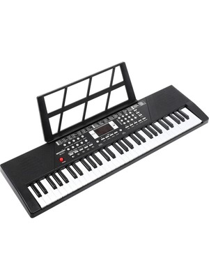 Techtic  BD-602 Elektronik Klavye Org Piyano Mikrofonlu Pilli Adaptörlü Başlangıç Için 61 Tuşlu