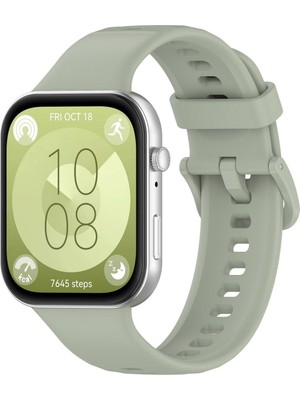 Huawei Watch Fit 4 Huawei Watch Fit 4 Pro Ile Uyumlu Kordon Terletmeyen Yumuşak Silikon Spor Kayış