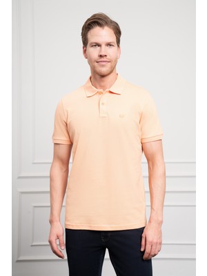 Morven  Erkek Somon Basic Polo Yaka Dynamic Fit T-Shirt