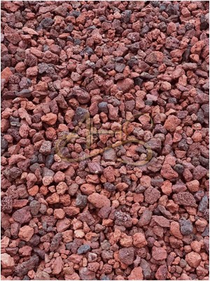 Pomza 6-12MM 16 kg 20 Litre Lav Taşı Kırığı Kırmızı Akvaryum Teraryum Volkanik Ponza Taşı Cürüf