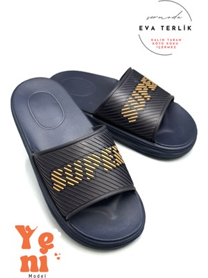 Sermoda Süper Eva Erkek Terliği Plaj Lavabo Erkek Terlik Hafif Terlik Laci Taba