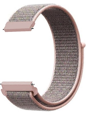 Huawei Watch Gt5 46MM ile Uyumlu Kordon Cırt Cırtlı Spor Kumaş Kayış