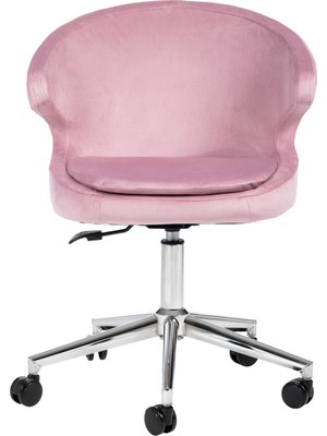 Milas Çalışma Sandalyesi ve Ofis Koltuğu(Baby Face Kumaş / Krom Ayak)