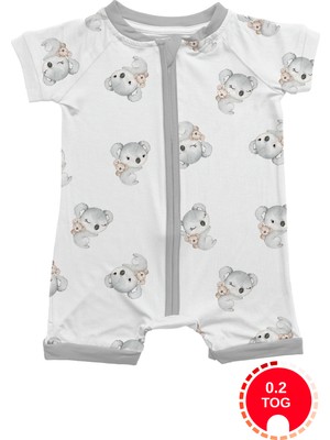 KidZee Yazlık Şort Tulum  0.2 TOG Koala Zee-Romper