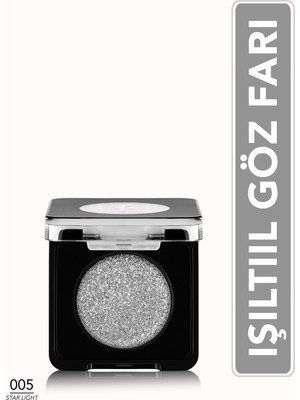 Flormar Mono Yüksek Pigmentli & Doğal Işıltılı Kompakt Göz Farı (005 Starlight) 8682536095679
