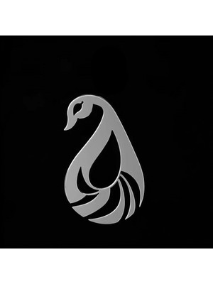 TabiTela 925 Ayar gümüş kolye kuğu SM5090