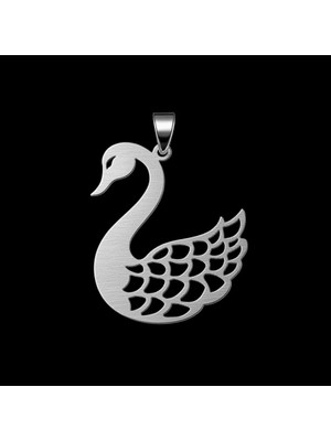 TabiTela 925 Ayar gümüş kolye kuğu SM5083