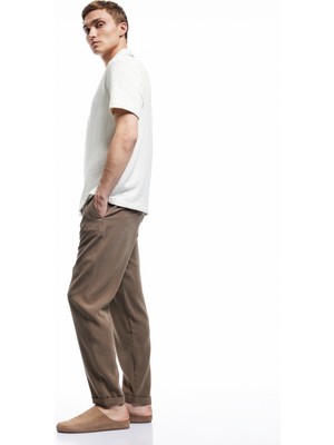Koton Viskon Cep Detaylı Rayon Tapered Beli Bağcıklı Eşofman Pantolon