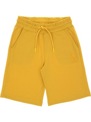 U.s. Polo Assn. Erkek Çocuk Koyu Sarı Şort (Örme) 50306515-VR094