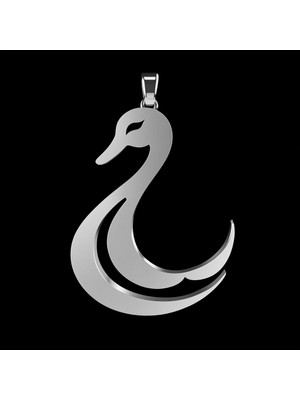 TabiTela 925 Ayar gümüş kolye kuğu SM5078