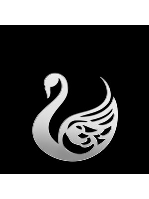 TabiTela 925 Ayar gümüş kolye kuğu SM5071