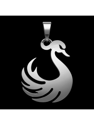 TabiTela 925 Ayar gümüş kolye kuğu SM5075