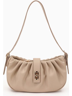 Lêvi D'or Vizon Pile Büzgülü Omuz Çantası