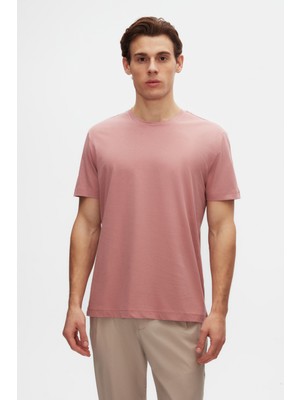 Ds Damat Comfort Pembe %100 Pamuk T-Shirt 6HC14ORT02005