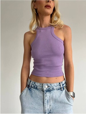 Oval Kesim Crop Atlet Kaşkorse