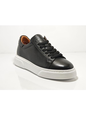 Cem Pekşen Makras Tommy Içi Dışı Deri Siyah Sneakers