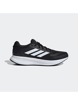 adidas Runfalcon 5 IH7758 Erkek Sneaker Siyah Düz Tabanlı Günlük Kullanım İçin Rahat Tasarım