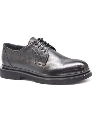 Cem Pekşen Blackheart 2525 Siyah Deri Erkek Günlük Casual Ayakkabı