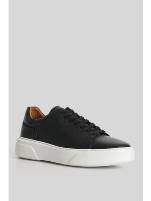 Lufian Tommy 111230187 Siyah-Beyaz Erkek Günlük Sneakers