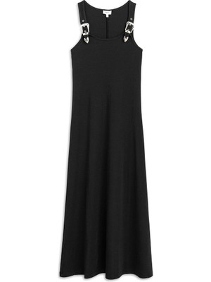 Metal Tokalı Penye Elbise TS1250002450001