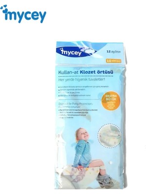 Mycey Kullan At Klozet Örtüsü 12 Ay + 10'lu 1 Adet
