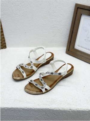 Guja 25Y122-5 Kadın Sandalet Beyaz 36-41