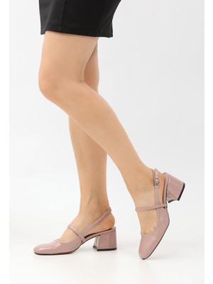 Kadın Rugan Klasik Topuklu Ayakkabı