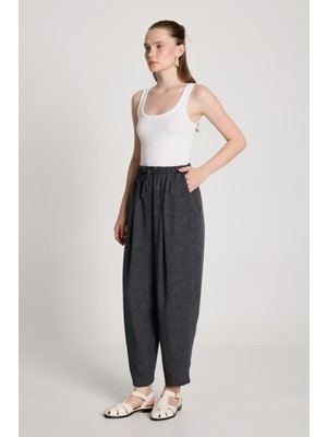 Pauline Keten Pantolon Antrasit