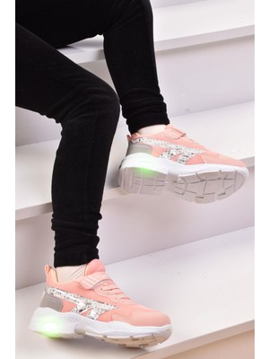 Kız Çocuk Işıklı Sneaker Spor Ayakkabı