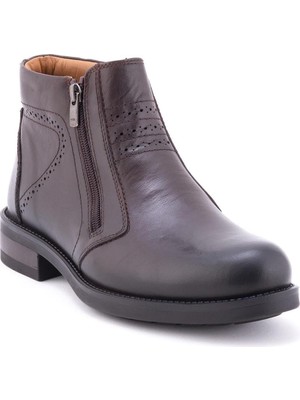 Forelli Pıel 36255-H Kahve Erkek Kışlık Deri Comfort Bot