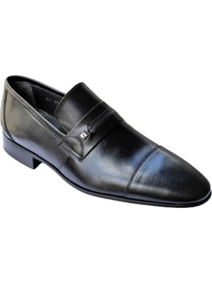 Fosco 2778 Siyah Deri Erkek Klasik Ayakkabı