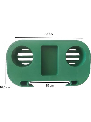 Bardaklık, Kamp Sandalyesi Aparatı yeşil