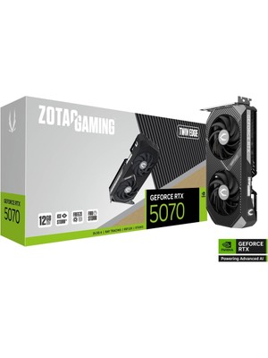 Zotac GeForce RTX 5070 Ekran Kartı 12GB GDDR7 192Bit DLSS 4 Çift Fanlı Soğutma ile Yüksek Performans