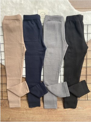 Tuna'ys Shopping Fitilli Şardonlu Çocuk Tayt 4'lü Takım