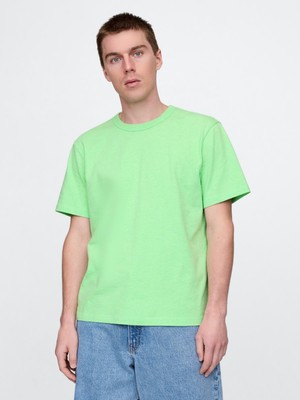 Erkek Neon Yeşil Original T-Shirt