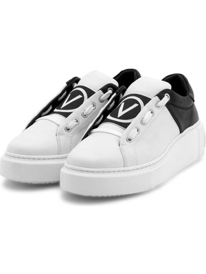 Kadın Baraga Lace-Up Sneakers - Beyaz/siyah