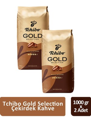 Tchibo Gold Selection Çekirdek Kahve 1000 gr x 2 Adet
