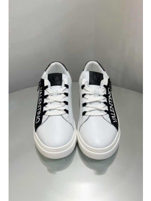 Kadın Stunny Lace-Up Bağcıklı Sneakers - Beyaz/siyah