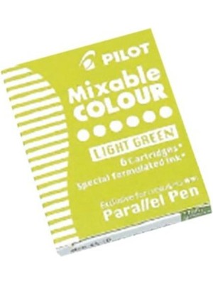 Pilot Parallel Pen  Mürekkep Kartuş - Renk : Açık Yeşil 6 Ad