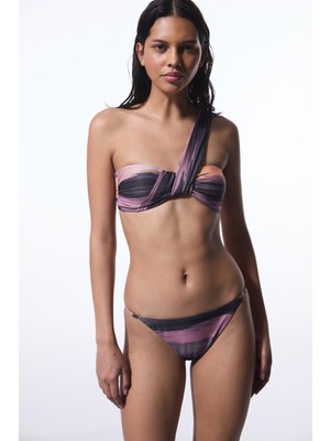 Nixie Side Çizgili Tokalı Slip Bikini Altı