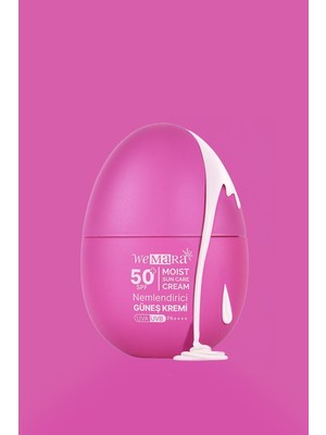 Mara Wemara Moıst Suncare Cream 50 SPF 50 ml Gunes Bakım Kremı Pembe Yumurta