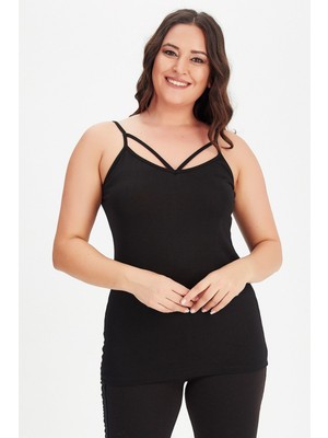 Yaka V Biyeli Atlet Bluz